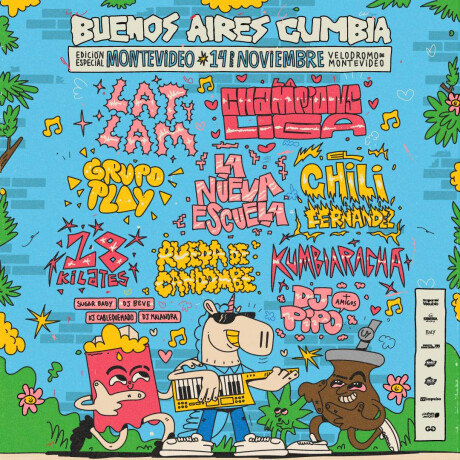 Bs As Cumbia edición Montevideo General