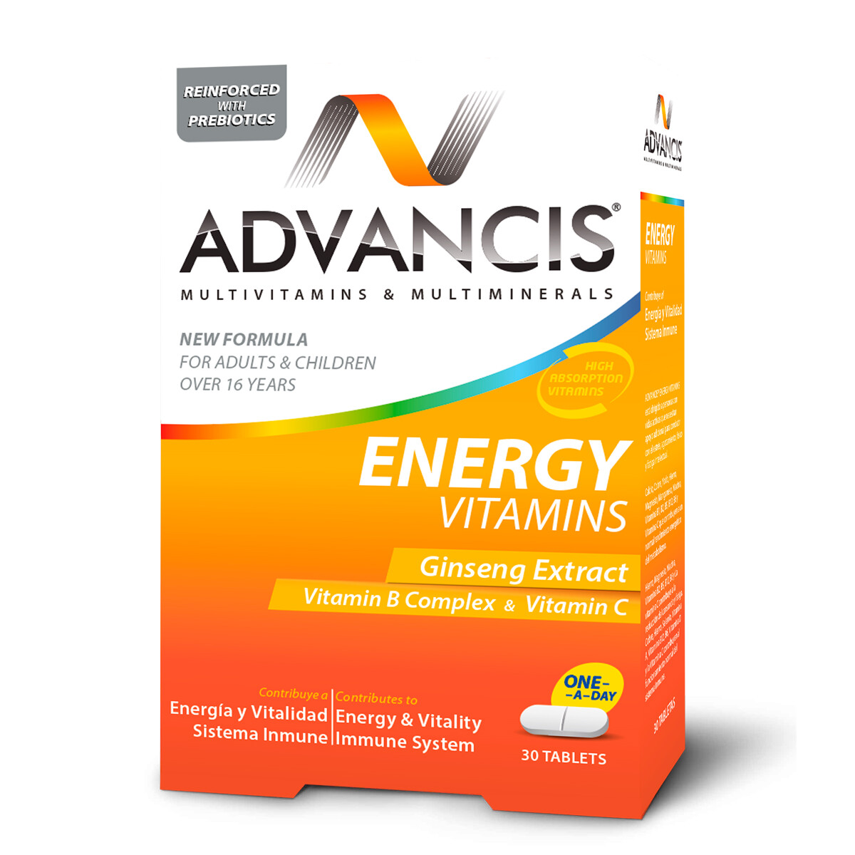 ADVANCIS ENERGY VITAMINS CJ X 30 TABL. 