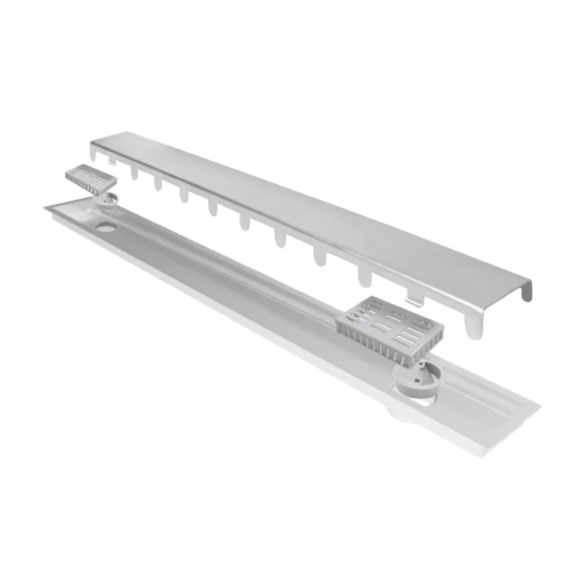 Elleve Receptaculo Tapa Acero Inox 130cm 2 Salidas Multi Master 