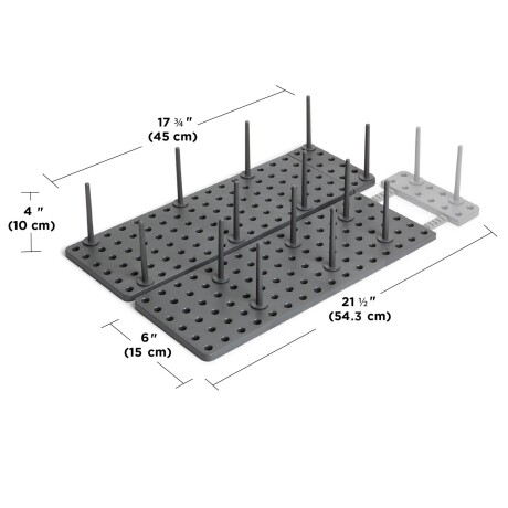 ESCURRIDOR PLASTICO GRIS PEGGY