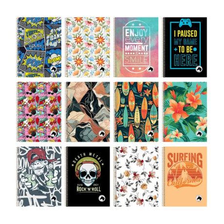 CUADERNOLA CABALLITO 100 HOJAS - TAPA DURA - PACK 6 UNID. 001