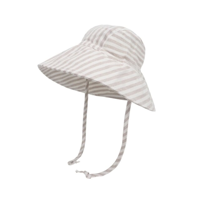 Sombrero Rayado Beige Sombrero Rayado Beige