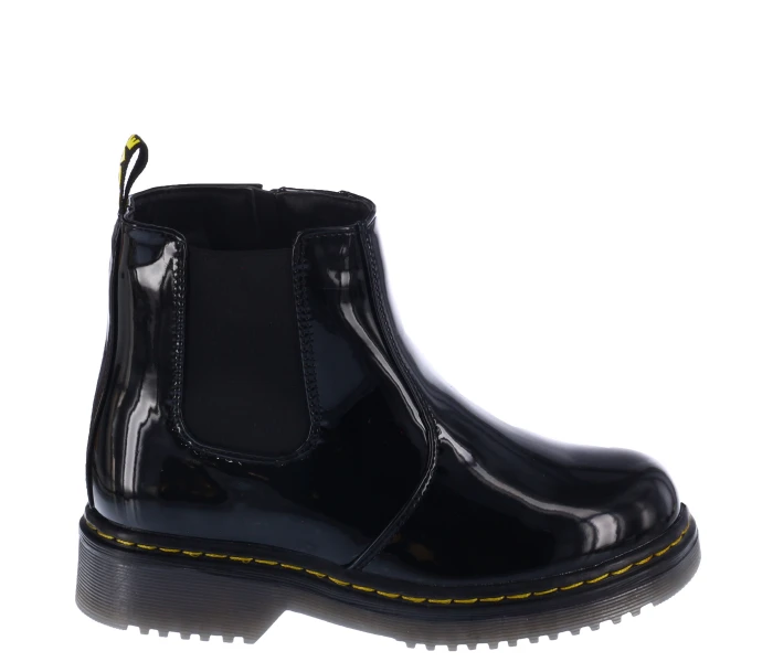 Bora chelsea POLI de charol y elastico en lateral Black