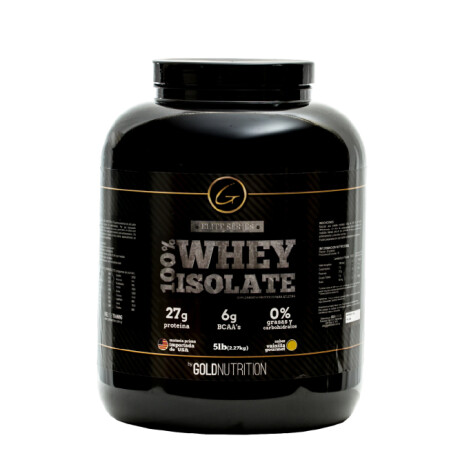 Whey Isolate 5lb Gold Nutrition Vainilla