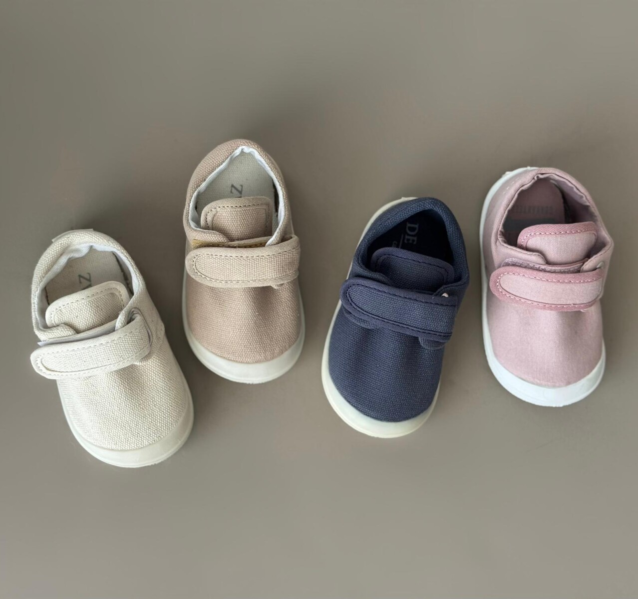 Zapatillas De Lona Prusiano Baby - Crudo 
