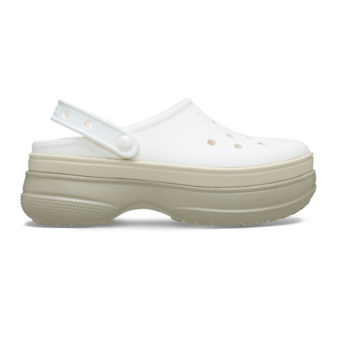 Classic Stacked Clog - Unisex Chalk