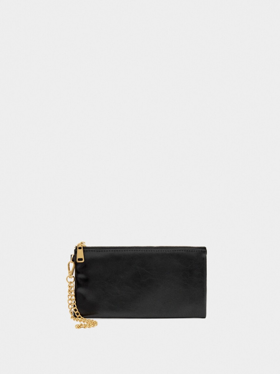 Bolso Multiusos Efecto Craquelado negro