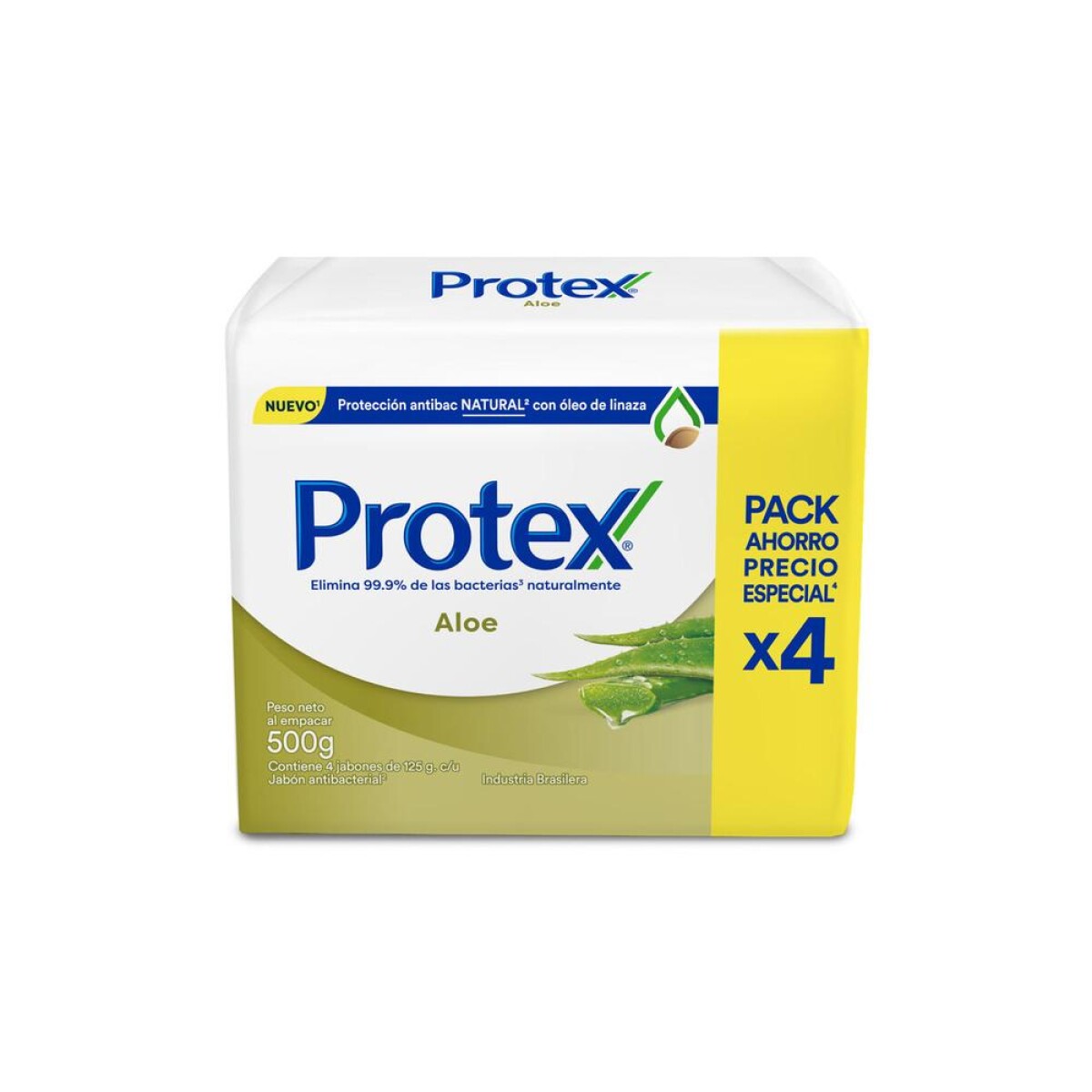 Jabon de Tocador Protex Aloe 125 G 4 U 