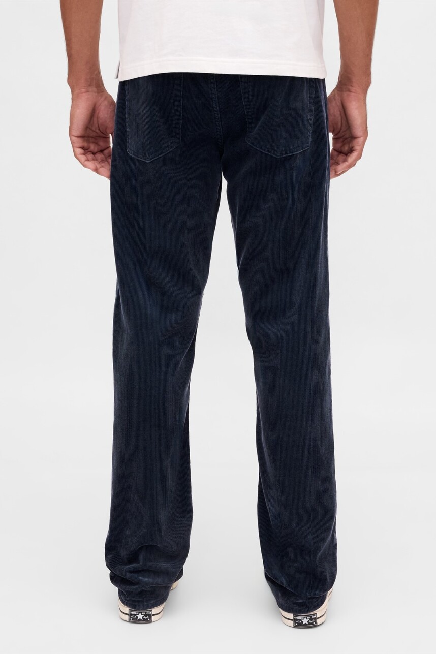Pantalón De Pana Straight Hombre True Navy V2