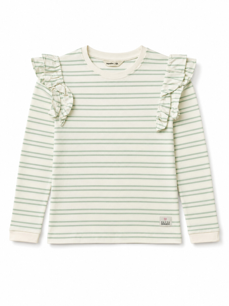 REMERA LEBRAN - VERDE GRISACEO 