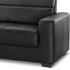 Sillón 100% Cuero - 3 Cuerpos - Sublime Negro
