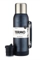 TERMO TERRANO NEW 1LT CON MANIJA PREMIUM AZUL METAL
