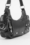 Cartera de hombro bolsillos negro