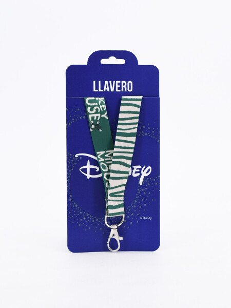 LLAVERO CINTA MICKEY DISNEY VERDE