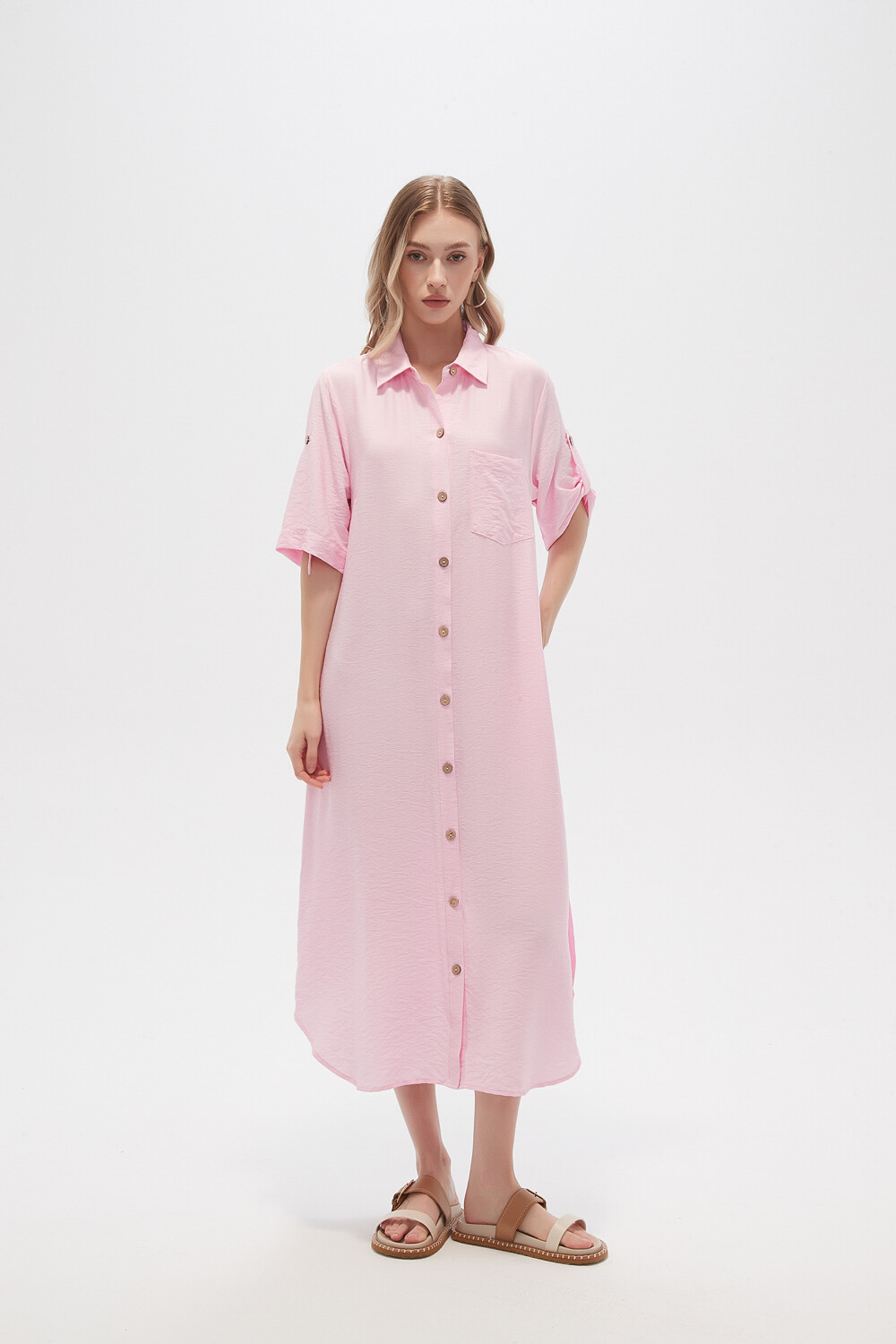 Vestido Voce Rosa Claro