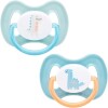 Set x2 chupetes BUBA fisiologico 6-18 meses magic dino
