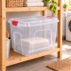 Set x3 Caja organizadora 65 lts TRANSPARENTE