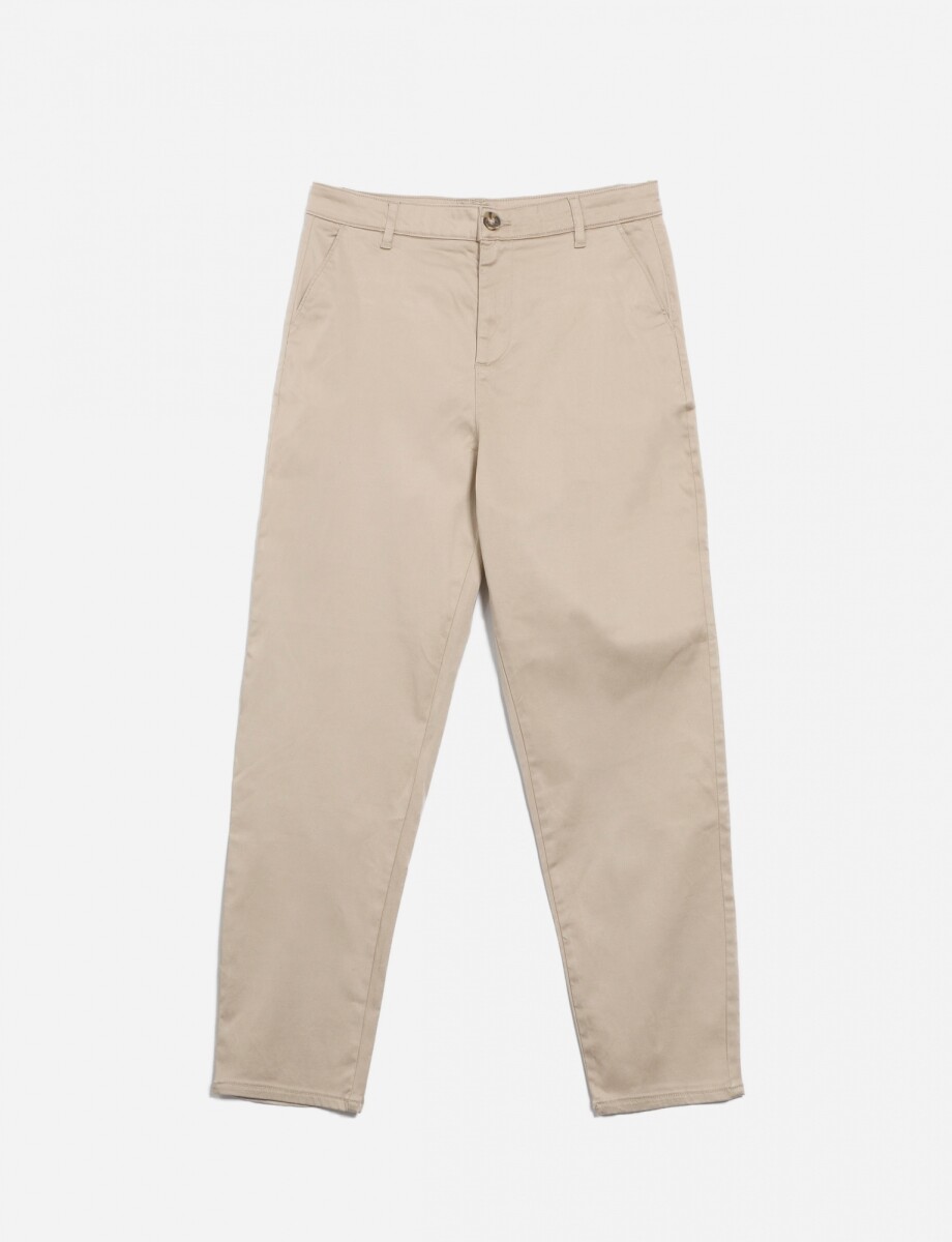 Pantalón clásico - KHAKI 