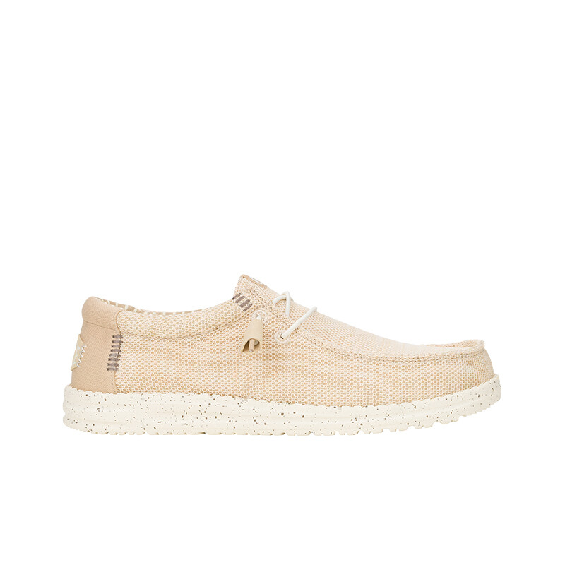 Calzado Hey Dude Wally Stretch Mesh Beige