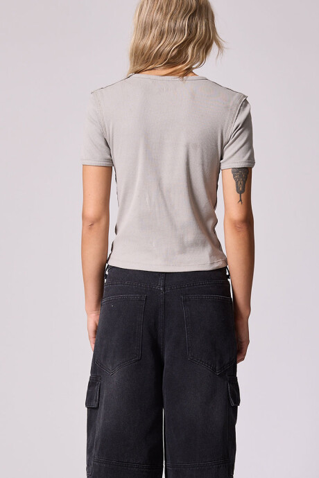 TOP CASSEY DIXIE Gris Claro