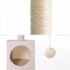 Rascador Torre 3 Niveles Felpa Y Sisal Para Gato Juego Color Variante Beige