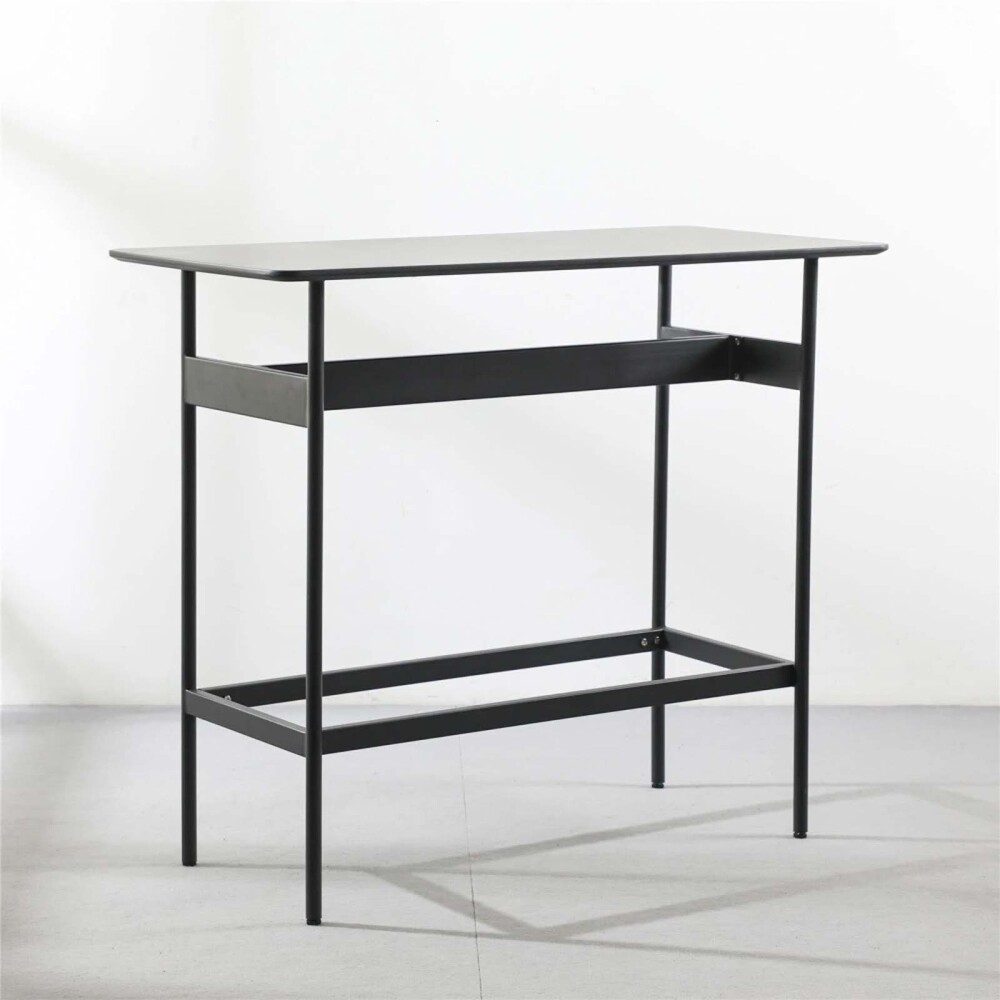 MESA BARRA MDF-Y-METAL NEGRO RUDY