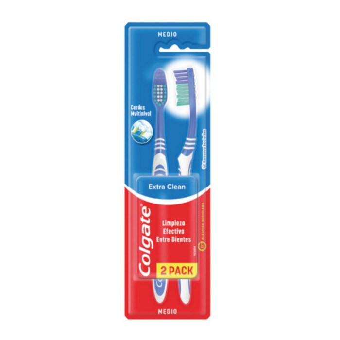 COLGATE CEPILLO EXT.CLEAN 2 X 1 CJ única