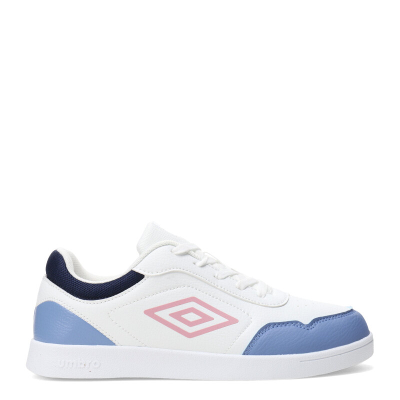 Championes de Mujer Umbro Blanco - Celeste - Rosado