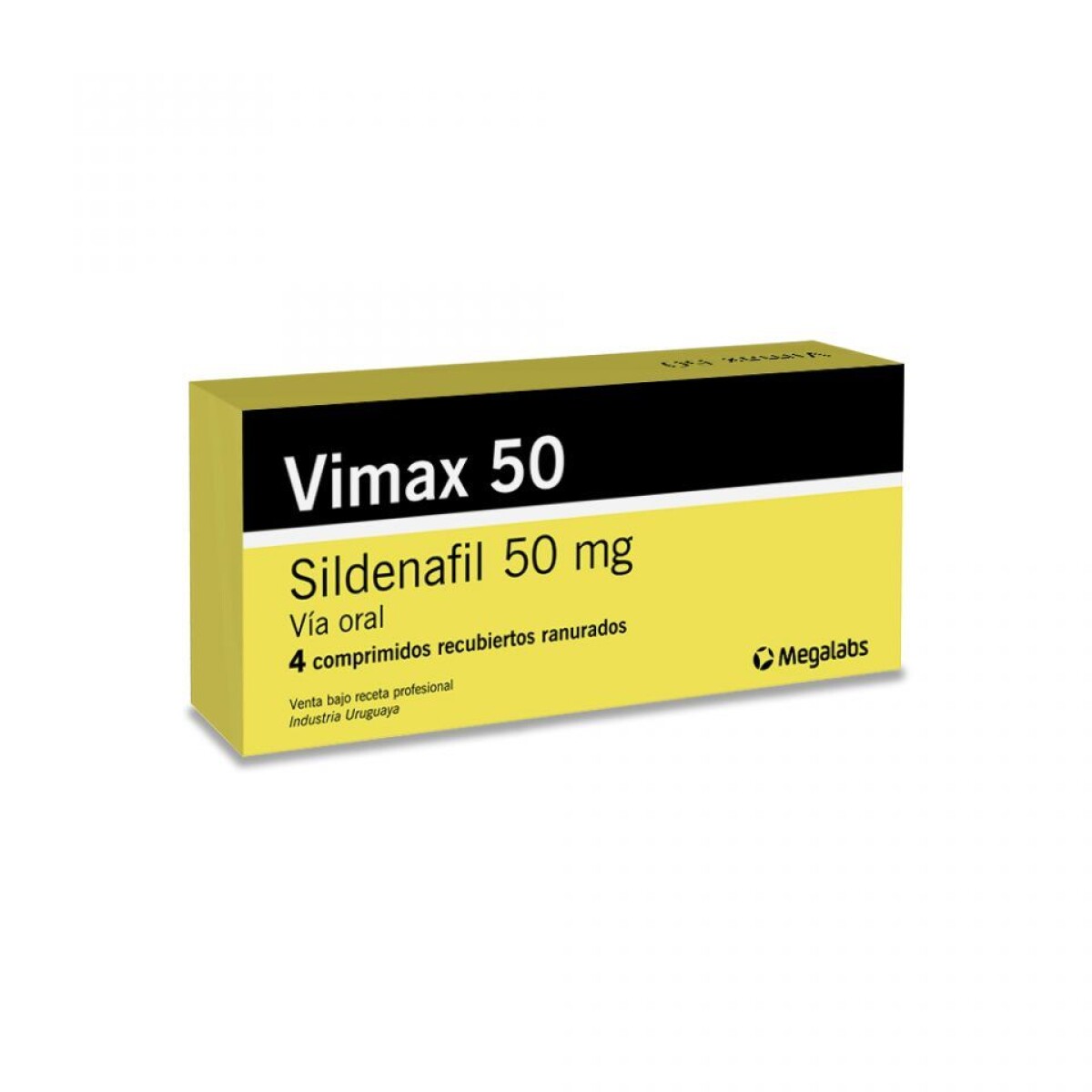 Vimax 50 mg 4 Comprimidos – Potencia y Desempeño Masculino