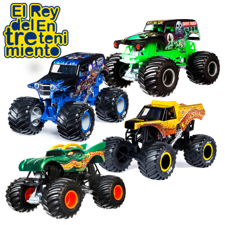 Vehículos Monster Jam A Escala 1:24 Coleccionables GRAVE DIGGER