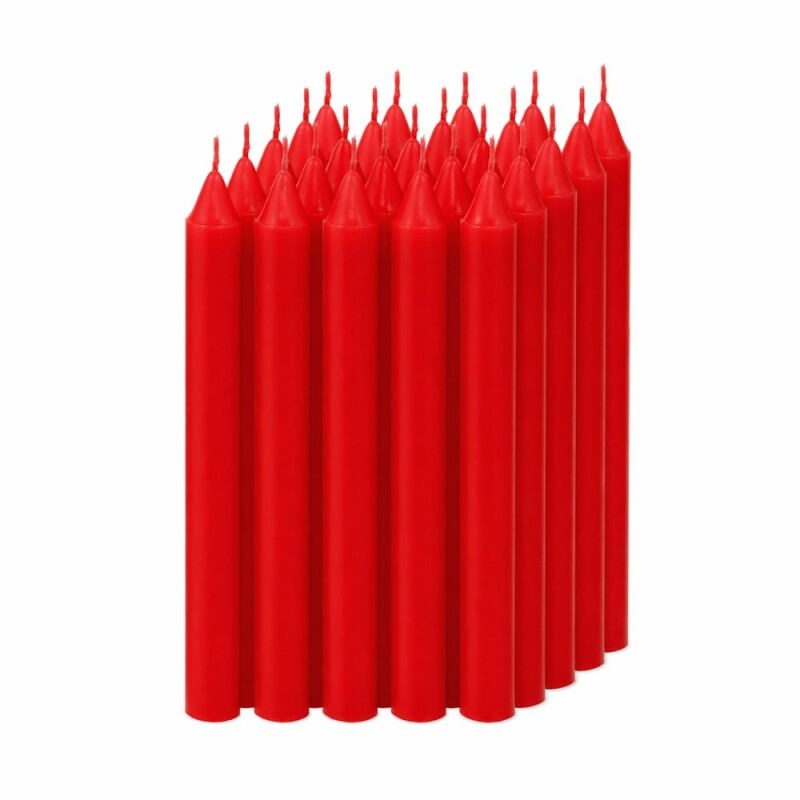 VELAS SUPER LISA X25 Rojo