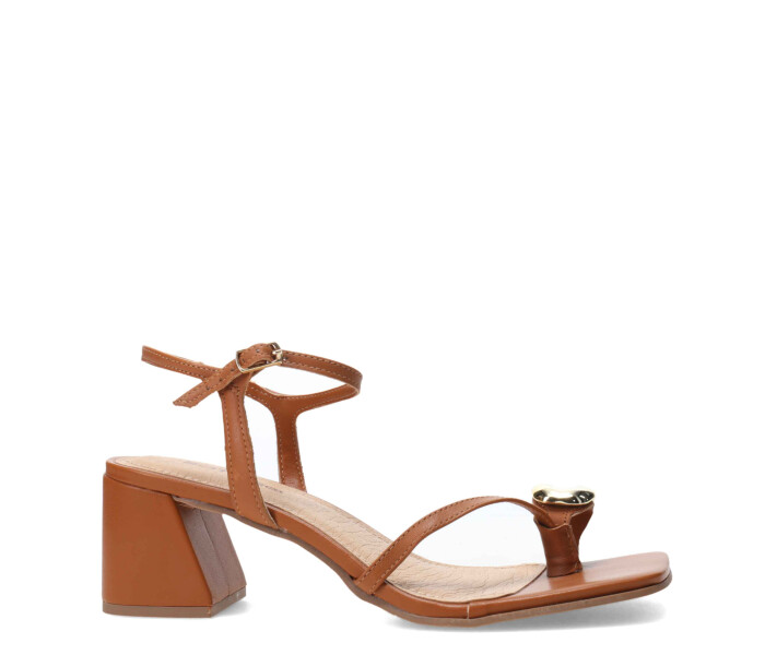 Sandalias de Mujer Bottero con Tiras Finas Marrón Caramelo