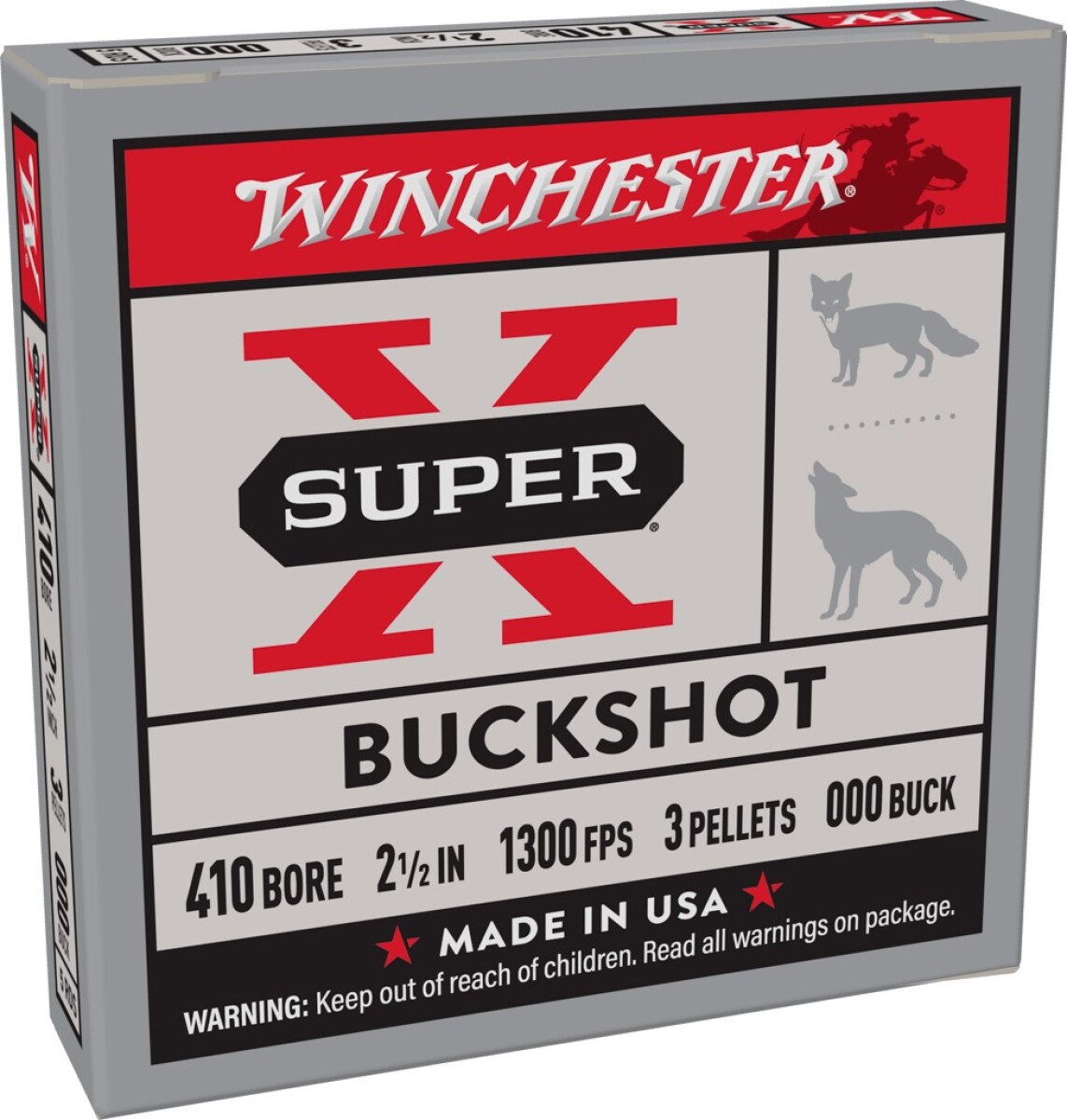 CARTUCHO WINCHESTER CAL 410 2.1/2" C/POSTA WIN/XB41000 
