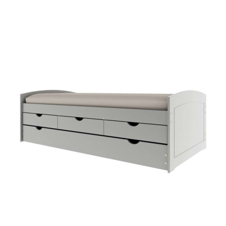 Cama Marinera 1 Plaza Con Cajones Ulli Gris