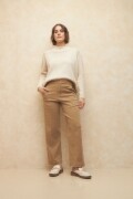 PANTALÓN NURIA Beige Oscuro