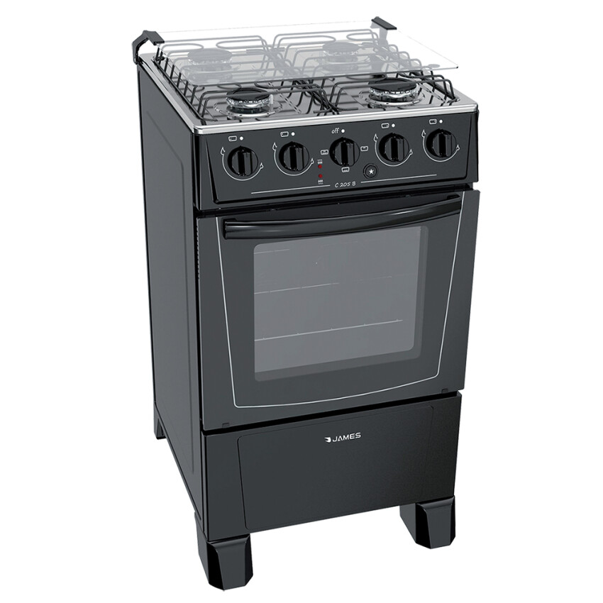 Cocina James 4H C-205 negro Cocina James 4H C-205 negro