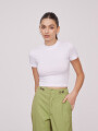 Remera Flored Blanco