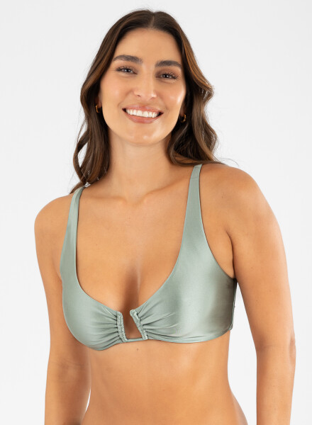 Top leona Musgo metal