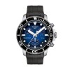 Reloj Tissot Seastar 1000 Chronograph T1204171704100 correa de cuero para hombre Reloj Tissot Seastar 1000 Chronograph T1204171704100 Correa De Cuero Para Hombre