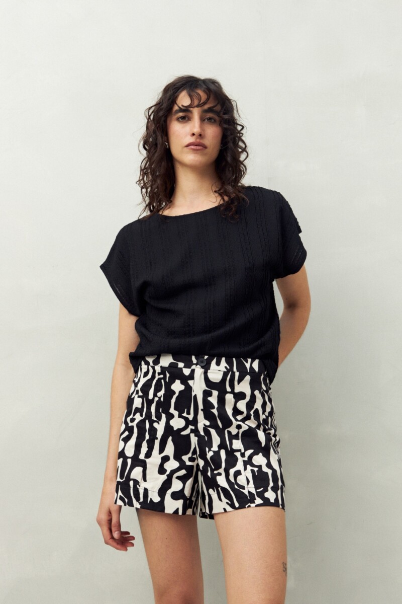 TOP LUNA Negro