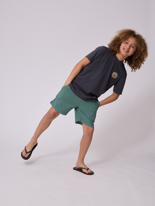 T-SHIRT EGAPE TEEN RUSTY Gris Oscuro