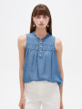 Musculosa Euame Azul Medio