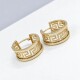 Aros con guarda griega Oro 18 Kt Aros con guarda griega Oro 18 Kt