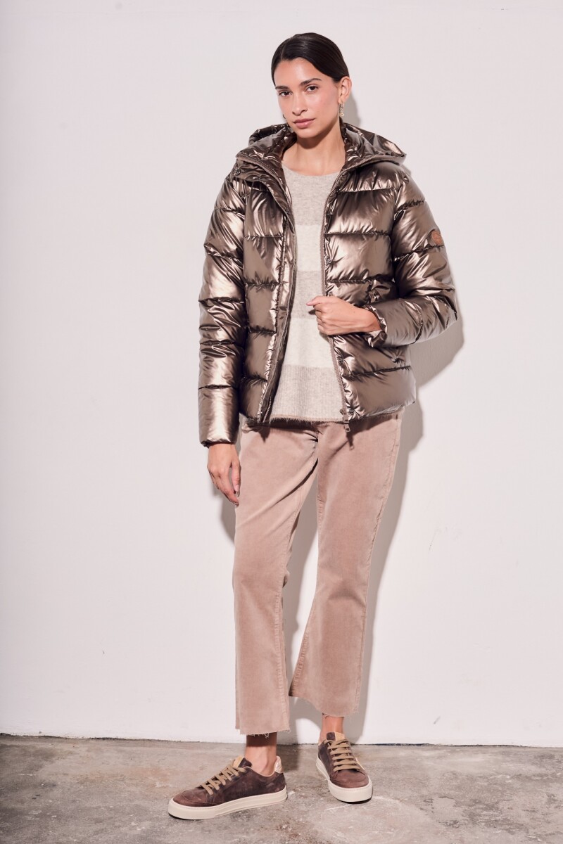 Campera Engomada Water Repellent Cobre