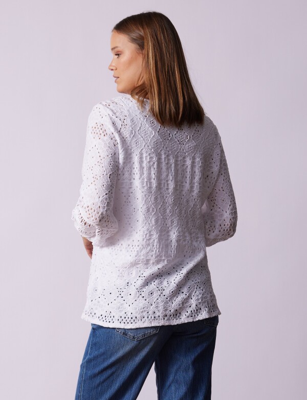Blusa Broderie BLANCO