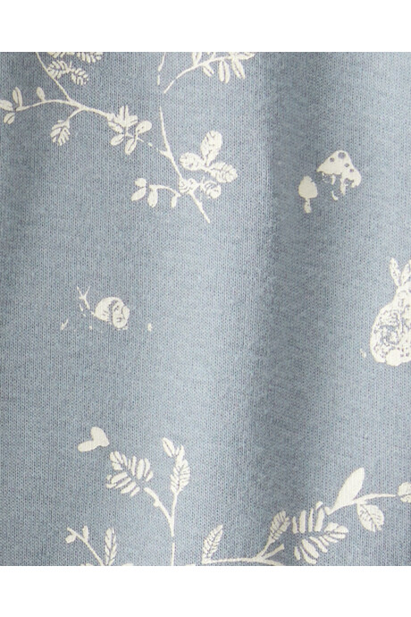 Pack tres bodies de algodón orgánico, diseño floral Sin color