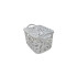 OUTLET Canasto organizador c/ tapa 24*17.5*12 cm Outlet Canasto Organizador C/ Tapa 24*17.5*12 Cm