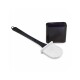 Escobilla de baño con cepillo de silicona NEGRO