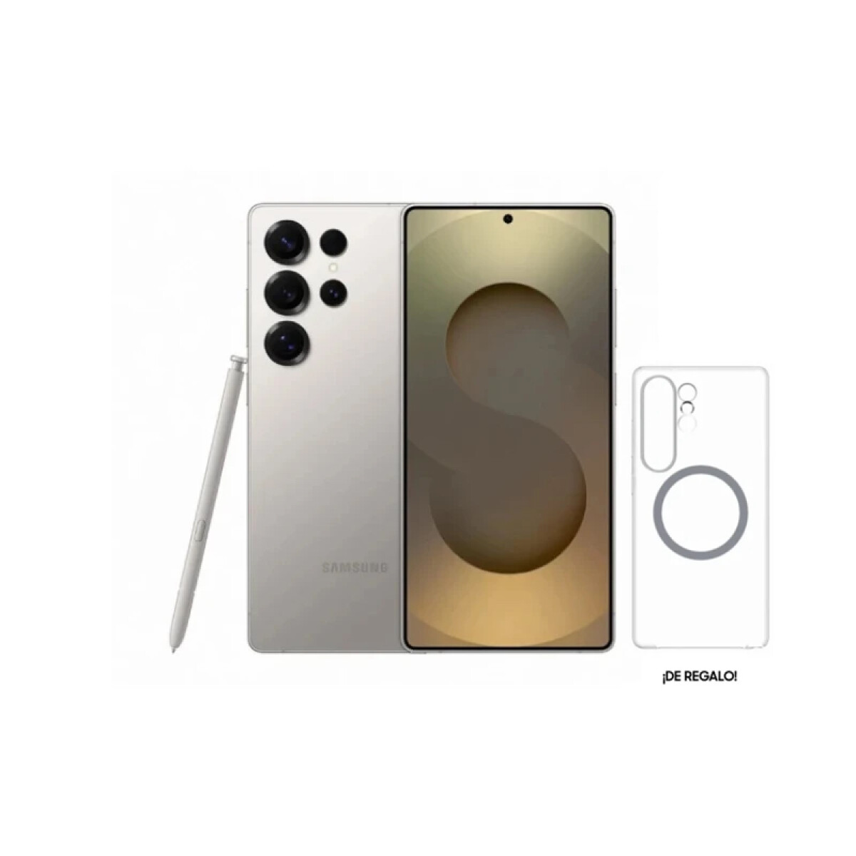 Samsung Galaxy S25 Ultra 5G 512 GB + Case Magnetic - Transparent - White Silver 