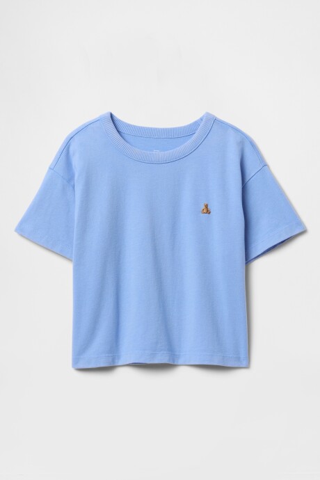 Remera Washed Toddler Niño Shirting Blue